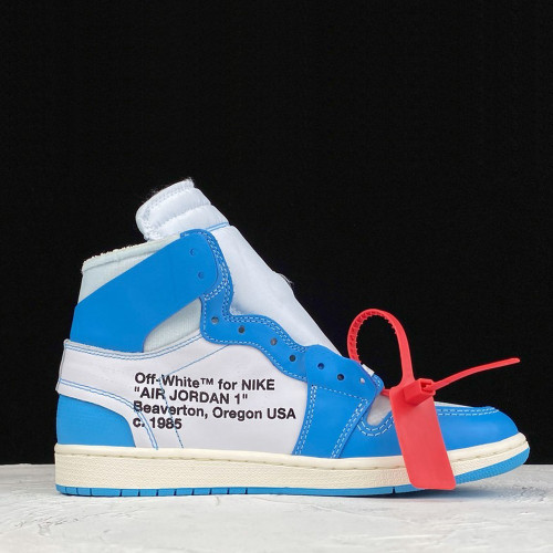 Air Jordan 1 Off-White University Blue(LJR)