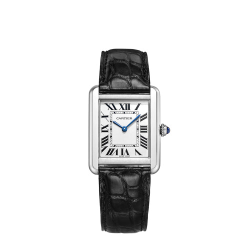 CAR TANK SOLO WATCH genuine alligator leather S 24mm (1 year warranty)