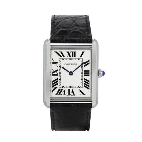 CAR TANK SOLO WATCH genuine alligator leather M 27mm (1 year warranty)