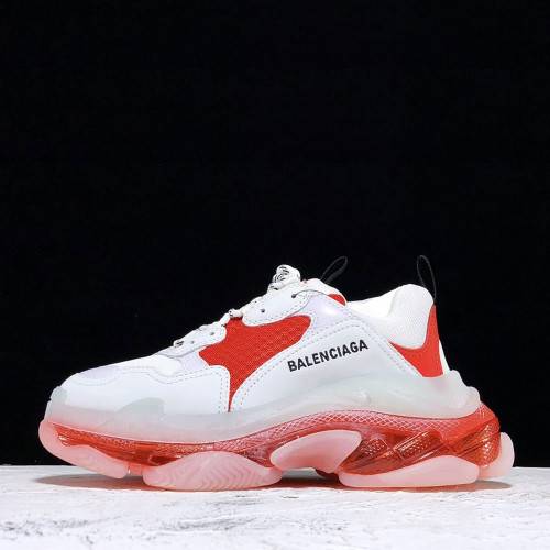 BLCG Triple S Clear Sole White Red (ZH)