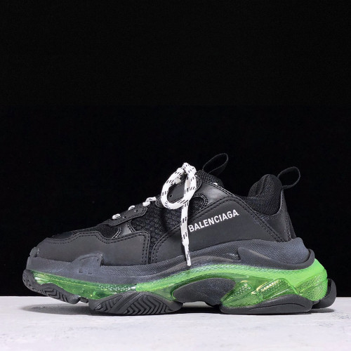 BLCG Triple S Clear Sole Black Green (ZH)