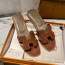 H Womens Oran Slide Swift Leather  에르메스 오란 (Hand Made) (V2)