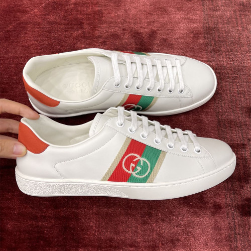 GC Men's/Women`s Ace embroidered sneaker 인터로킹 G 디테일