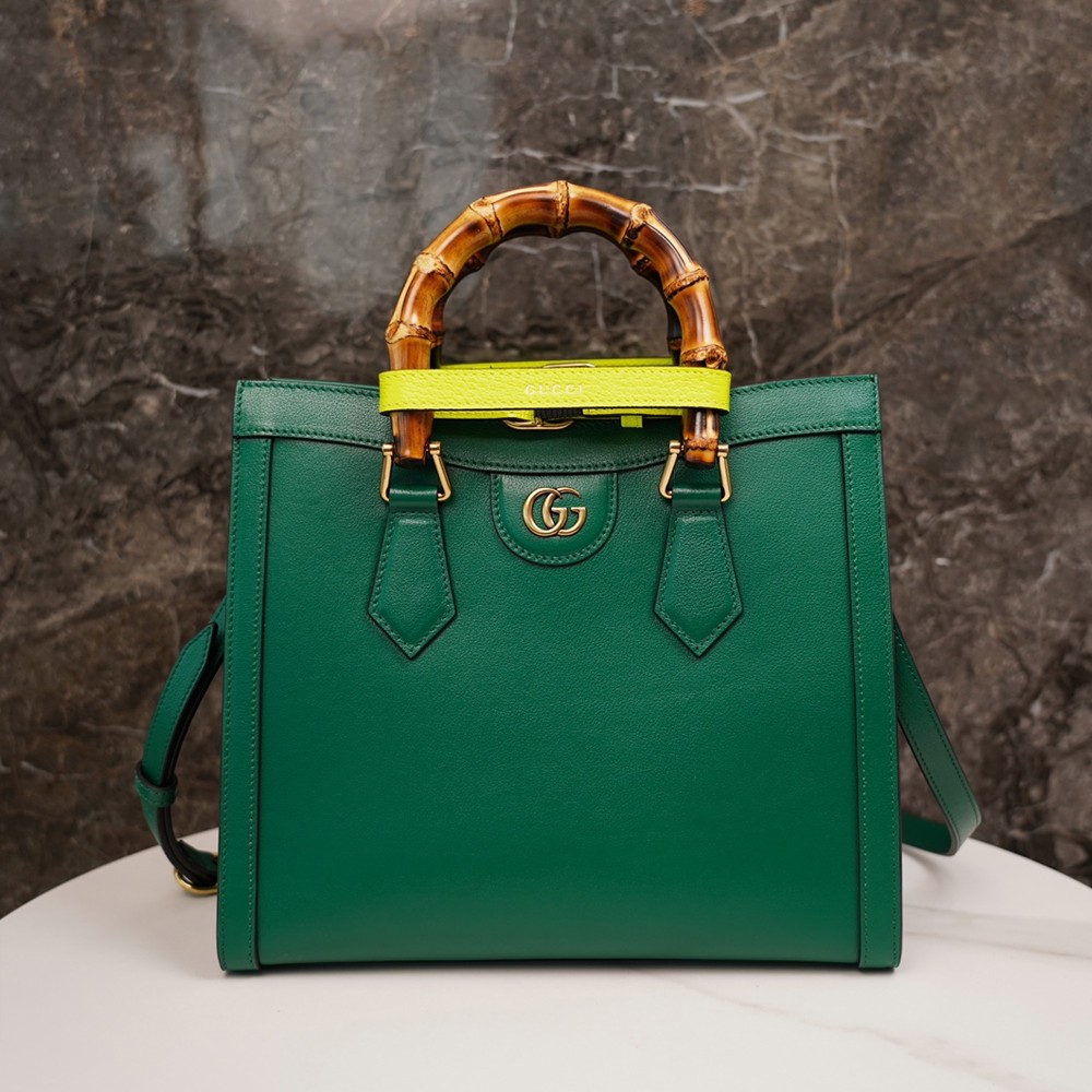 GC 660195 다이애나 스몰 토트백 Green