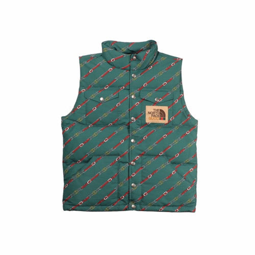 GC X NOR Padded Vest green pattern (Goose down)