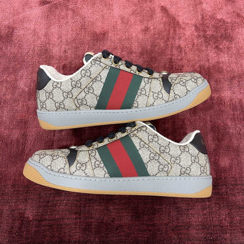 GC Men's Screener sneakers 구찌 스크리너 GG 캔버스 블랙