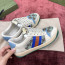 GC Women`s Screener sneakers 구찌 스크리너 파우더블루 로고큐빅