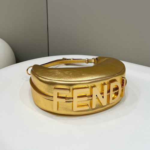 FD 펜디그라피 스몰백 Gold