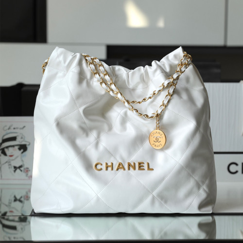 샤넬 AS3261 CHANEL 22 핸드백 White(gold)