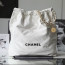 샤넬 AS3262 CHANEL 22 라지 핸드백 White(black)