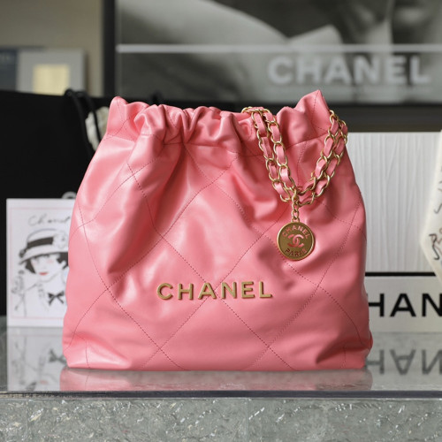 샤넬 AS3260 CHANEL 22 스몰 핸드백 Coral Pink