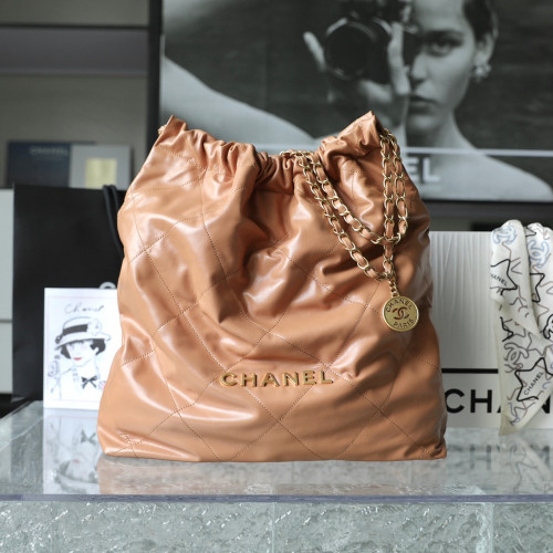 샤넬 AS3262 CHANEL 22 라지 핸드백 Brown