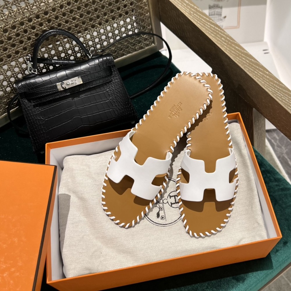 H Womens Oran Tress Slide  에르메스 오란트레스 슬라이드 (Hand Made)