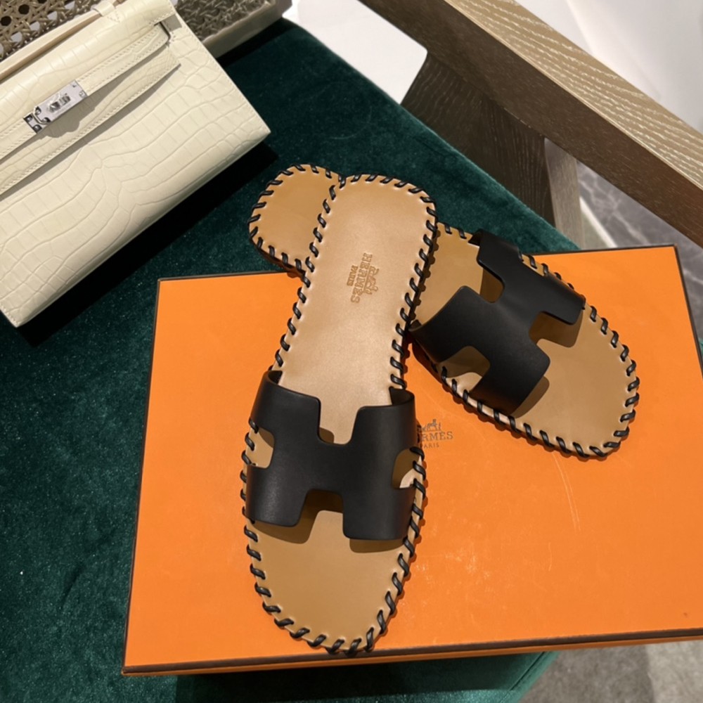 H Womens Oran Tress Slide  에르메스 오란트레스 슬라이드 (Hand Made)