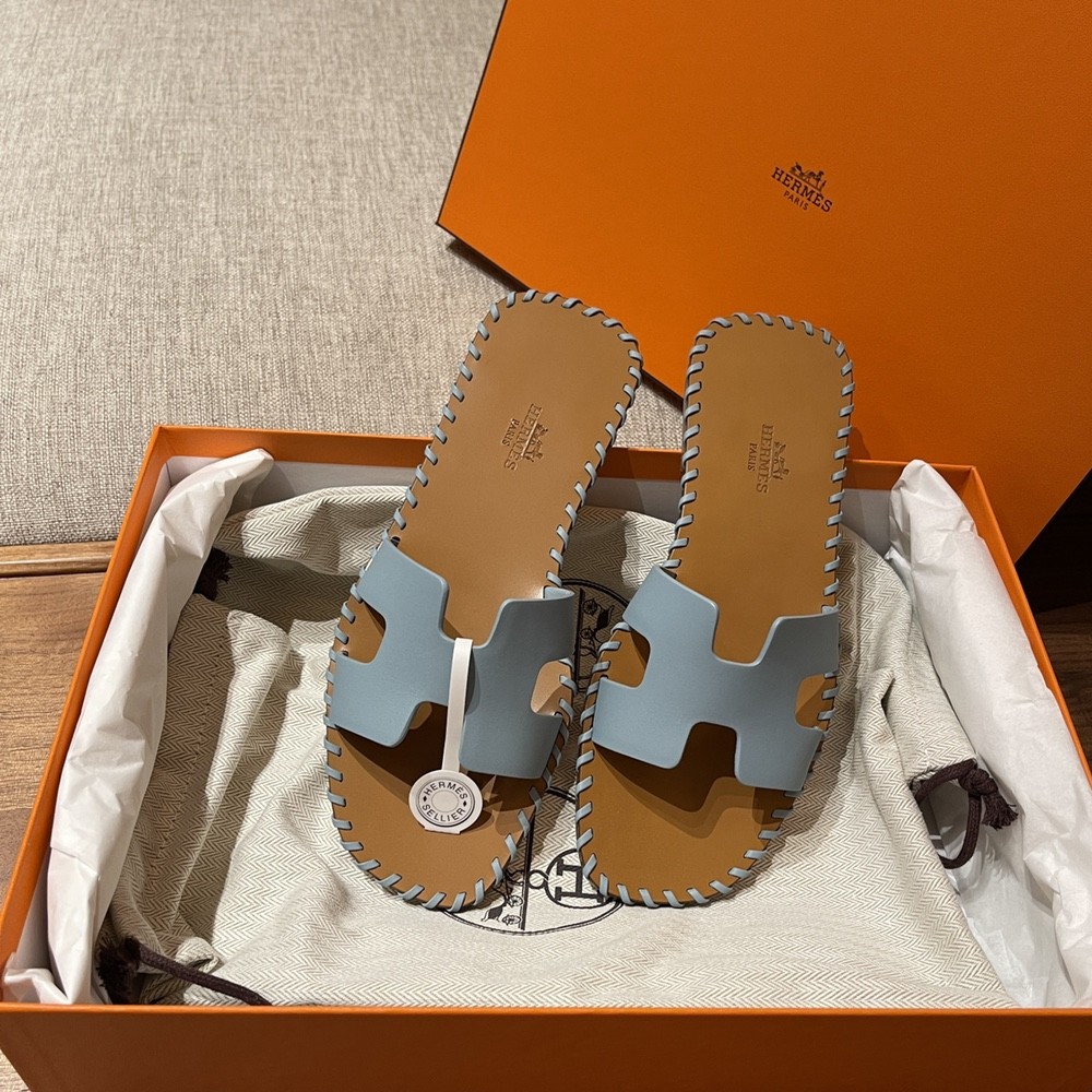 H Womens Oran Tress Slide  에르메스 오란트레스 슬라이드 (Hand Made)