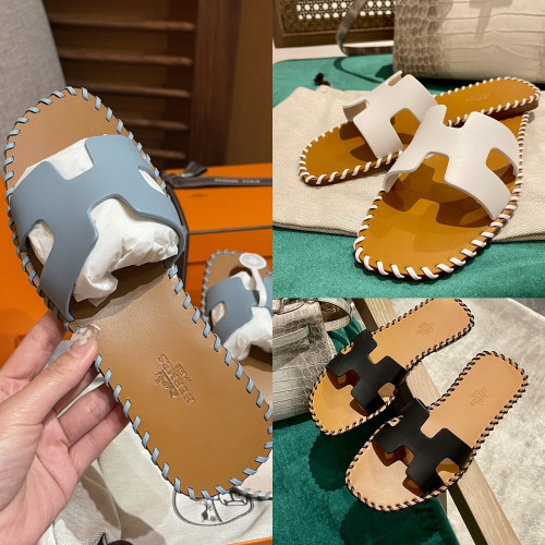 H Womens Oran Tress Slide  에르메스 오란트레스 슬라이드 (Hand Made)