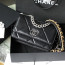 샤넬 AP0957 체인 달린 CHANEL 19 지갑 Black(silver)