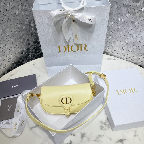 CD 디올 DIOR BOBBY EAST-WEST 바비 이스트웨스트 백  Pale Yellow