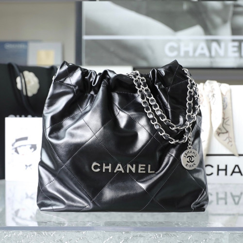 샤넬 AS3260 CHANEL 22 스몰 핸드백 Black(silver)