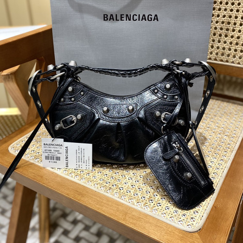 BLCG 671309 LE CAGOLE XS 숄더 BAG 르카골 숄더백 Black