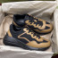 GC Rhyton 라이톤 725932 Black maxi GG Supreme canvas 블랙 캔버스 남성용 스니커즈