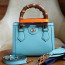 GC 구찌 702732  다이애나 미니 토트백 Light blue leather
