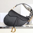 CD 디올 M0446C SADDLE 새들 백 Black