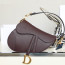 CD 디올 M0446C SADDLE 새들 백 Brown