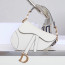 CD 디올 M0447C Small SADDLE 스몰 새들 백 White