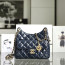 샤넬 AS3690 호보 핸드백 Navy