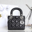 디올 LADY DIOR 미니 백 Black(silver)
