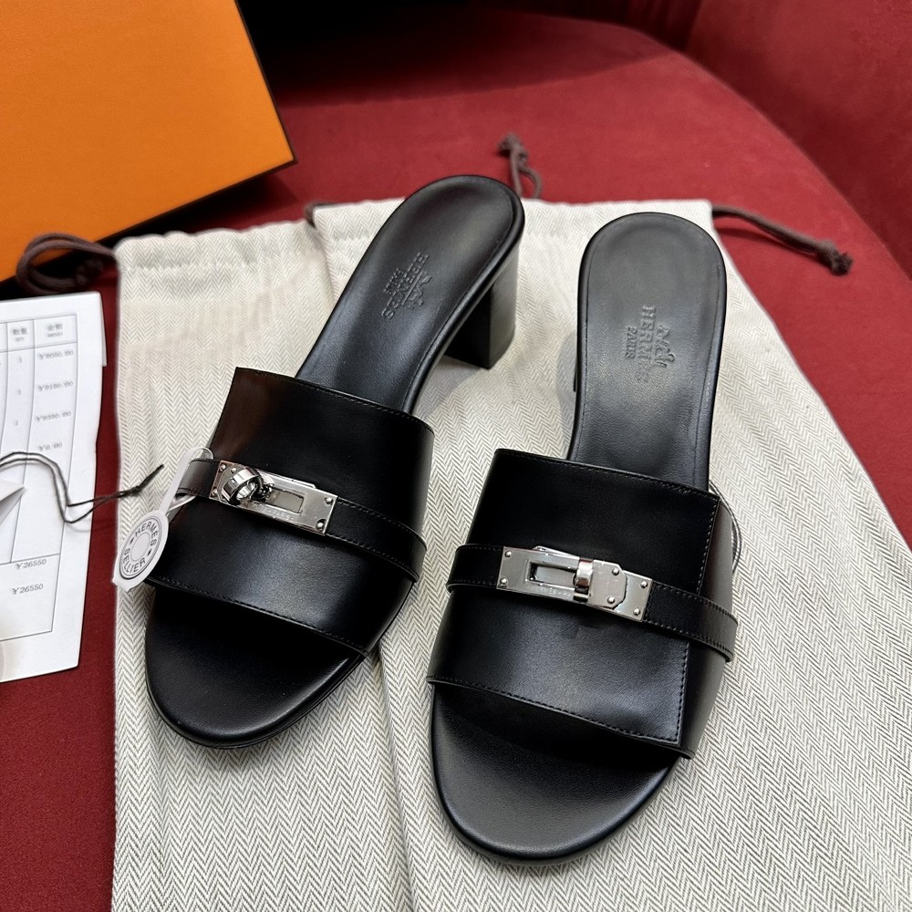 H Womens GIGI 에르메스 지지 켈리 뮬 (3color)