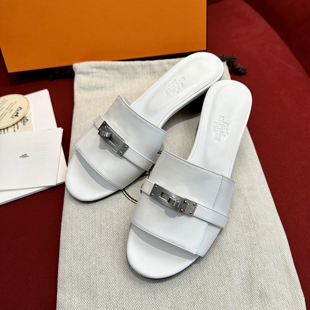 H Womens GIGI 에르메스 지지 켈리 뮬 (3color)