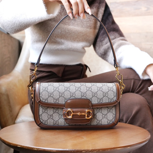 GC 735178 구찌 홀스빗 1955 숄더백 Brown