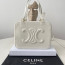 CLN 셀린느 111383 폴드형 큐브백 White