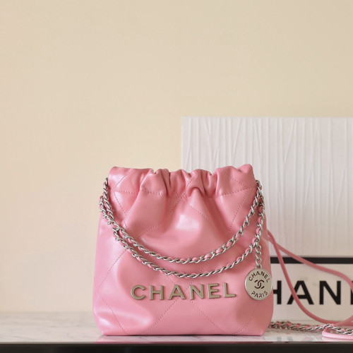 샤넬 AS3980 CHANEL 22 MINI HANDBAG 샤넬 22 미니 핸드백 Pink(silver)