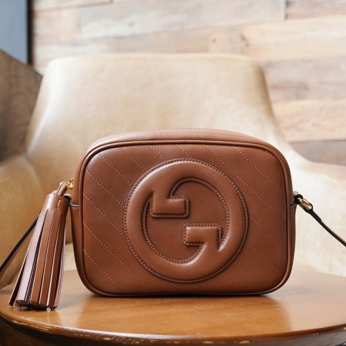 GC 구찌 742360 구찌 블론디 스몰 숄더백 Brown