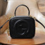 GC 구찌 744434  블론디 탑 핸들백 Black