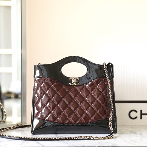 샤넬 AS4133 CHANEL 31 MINI SHOPPING BAG 31백 미니 쇼핑백 Wine