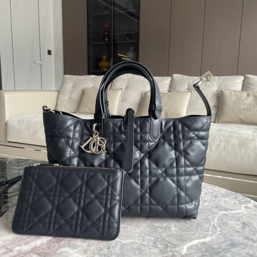 CD 디올 M2821OSHJ 뚜주흐 백 DIOR TOUJOURS 미듐 Black