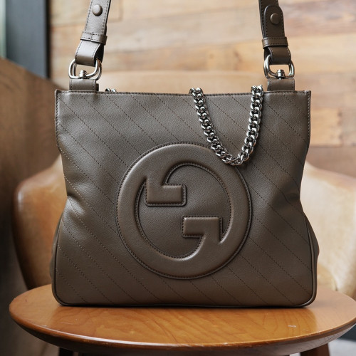 GC 구찌 751518 블론디 스몰 토트백 Brown