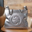 GC 구찌 751518 블론디 스몰 토트백 Silver