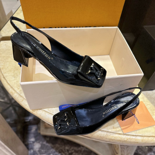 LV 루이비통 셰이크 슬랭백 펌프스 Black