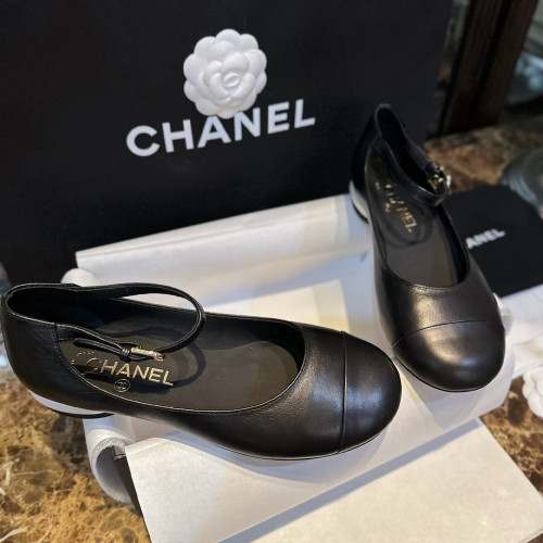 샤넬 Mary Janes 메리제인 슈즈 Black (PD)
