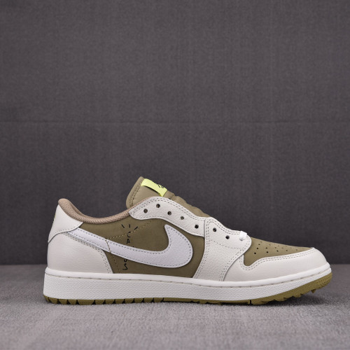 Travis Scott X Air Jordan 1 low Golf Olive (PK)