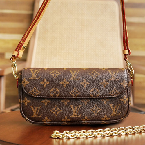 LV M81911 월릿 온 체인 아이비