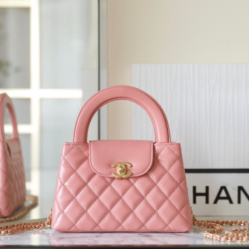 샤넬 AS4416 MINI SHOPPING BAG 미니 쇼핑백 Coral Pink
