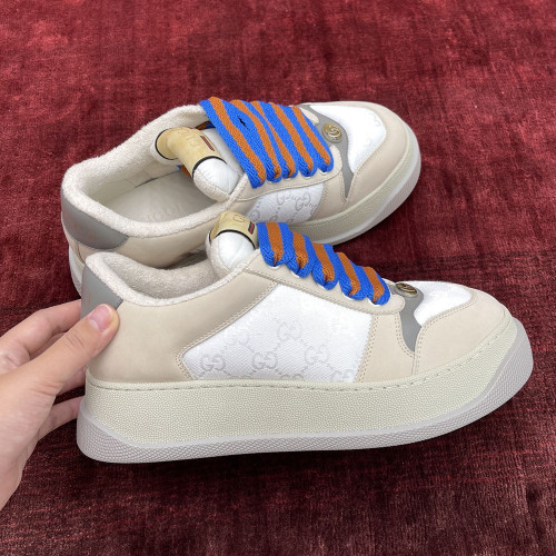 GC 구찌 750048 Men's Screener sneakers 구찌 스크리너 White