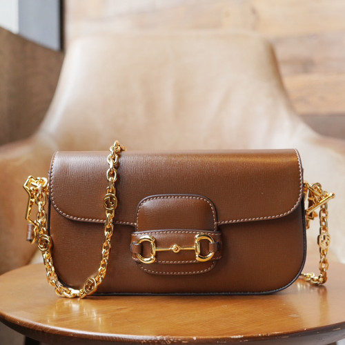 GC 735178 구찌 홀스빗 1955 숄더백 Brown
