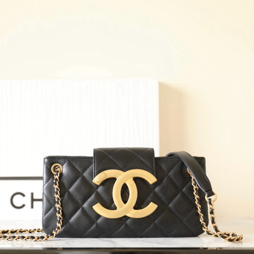 샤넬 AS4611 BAGUETTE BAG 바게트백 Black
